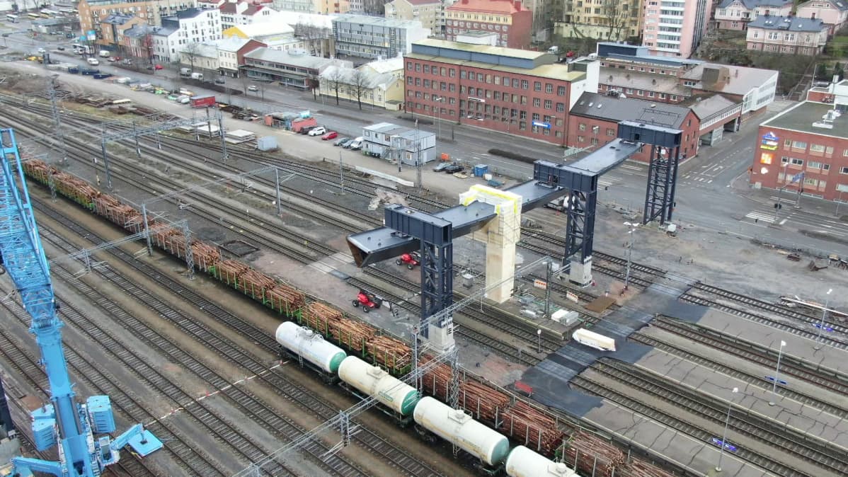 Logomon sillan työmaa 24.1.