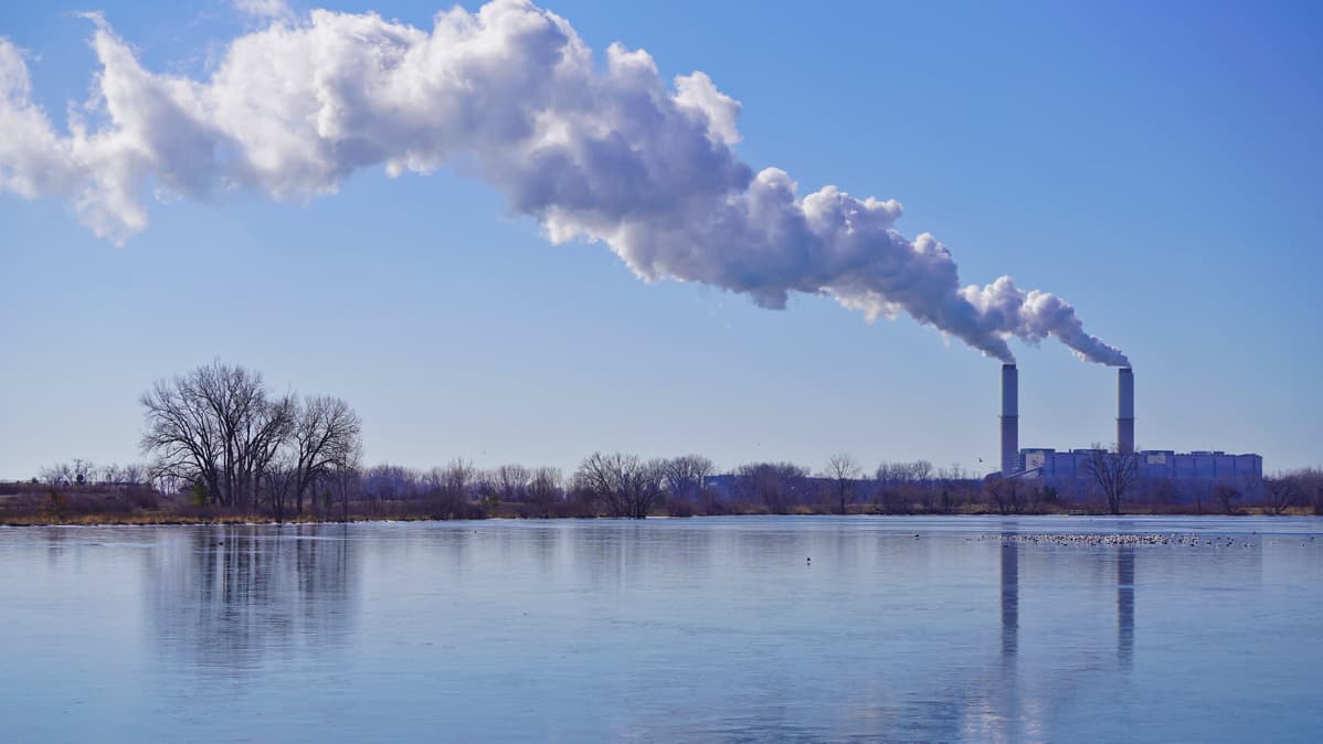 DTE Energy -yhtiön hiilivoimala Monroessa Michiganissa