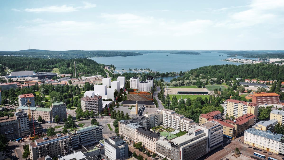 Havainnekuva Ranta-Kartanon hotellilkylpylästä Lahdessa