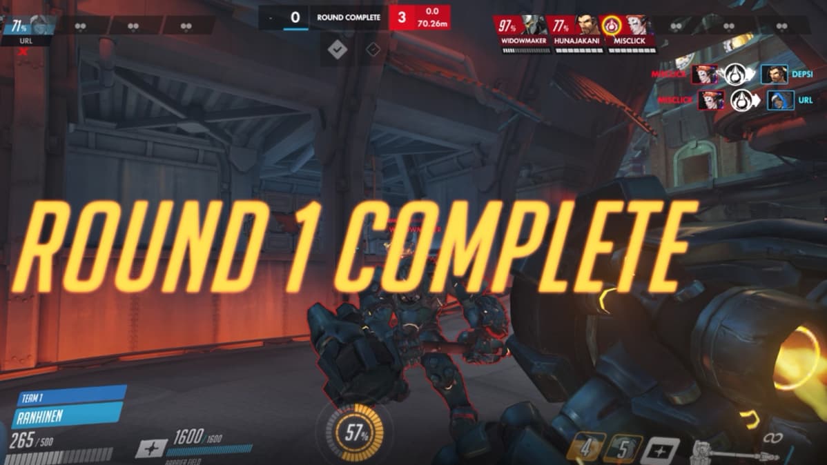 Kuvakaappaus Overwatch 3v3 -turnauksesta.