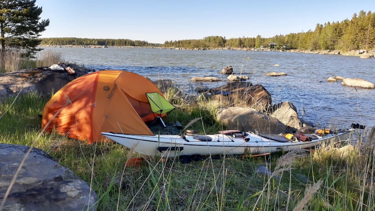 Melontaretkeilijän leiri