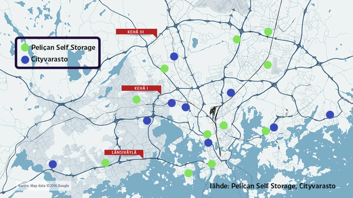 Pienvarastot pääkaupunkiseudulla