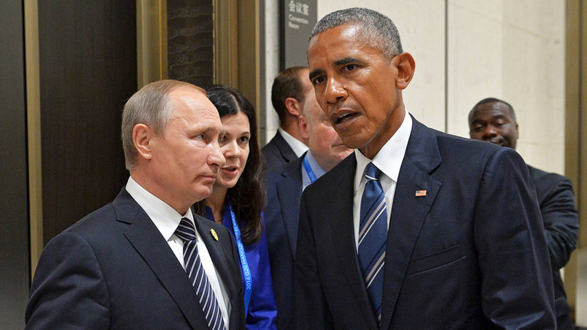 Presidentit Vladimir Putin ja Barack Obama