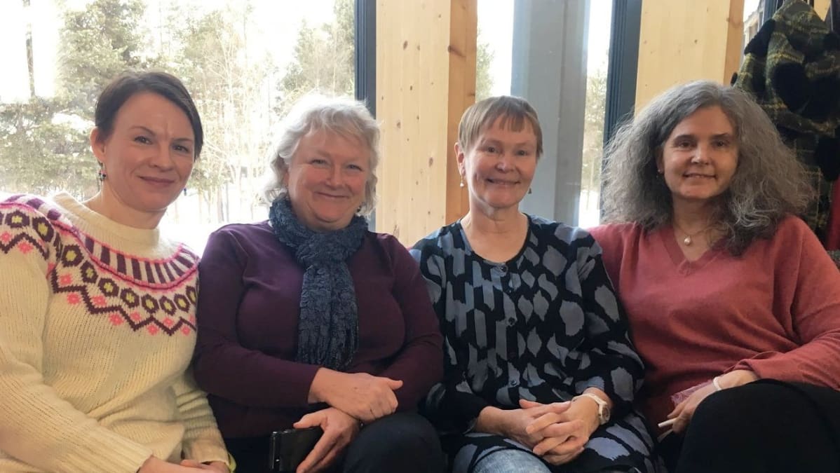 Heidi Eriksen, Rhonda Johnson, Arja Rautio ja Elizabeth Rink