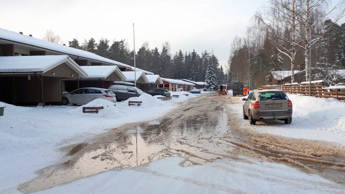 Vesiputki rikkoutunut Lappeenrannassa
