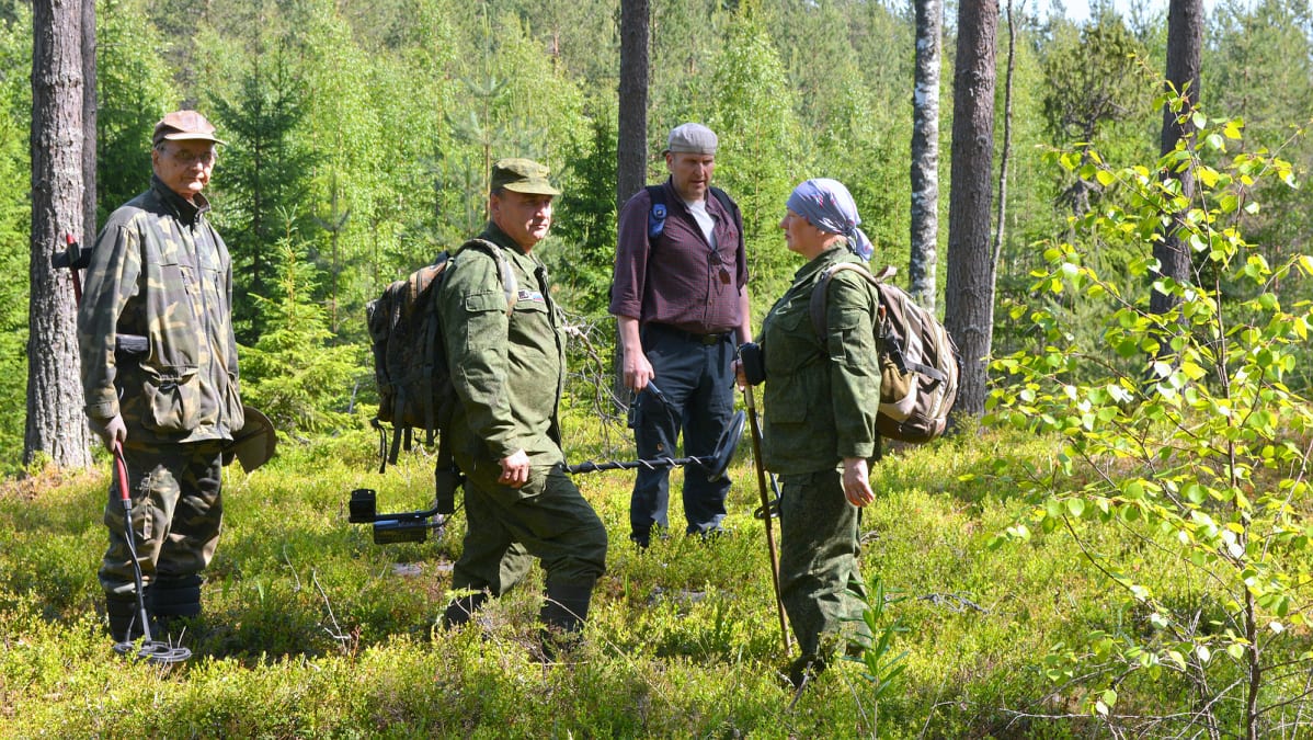 Vasemmalta: Ilkka Mikkonen, Oleg Stolepov, Juha-Matti Innanen ja Nina Stolepova.