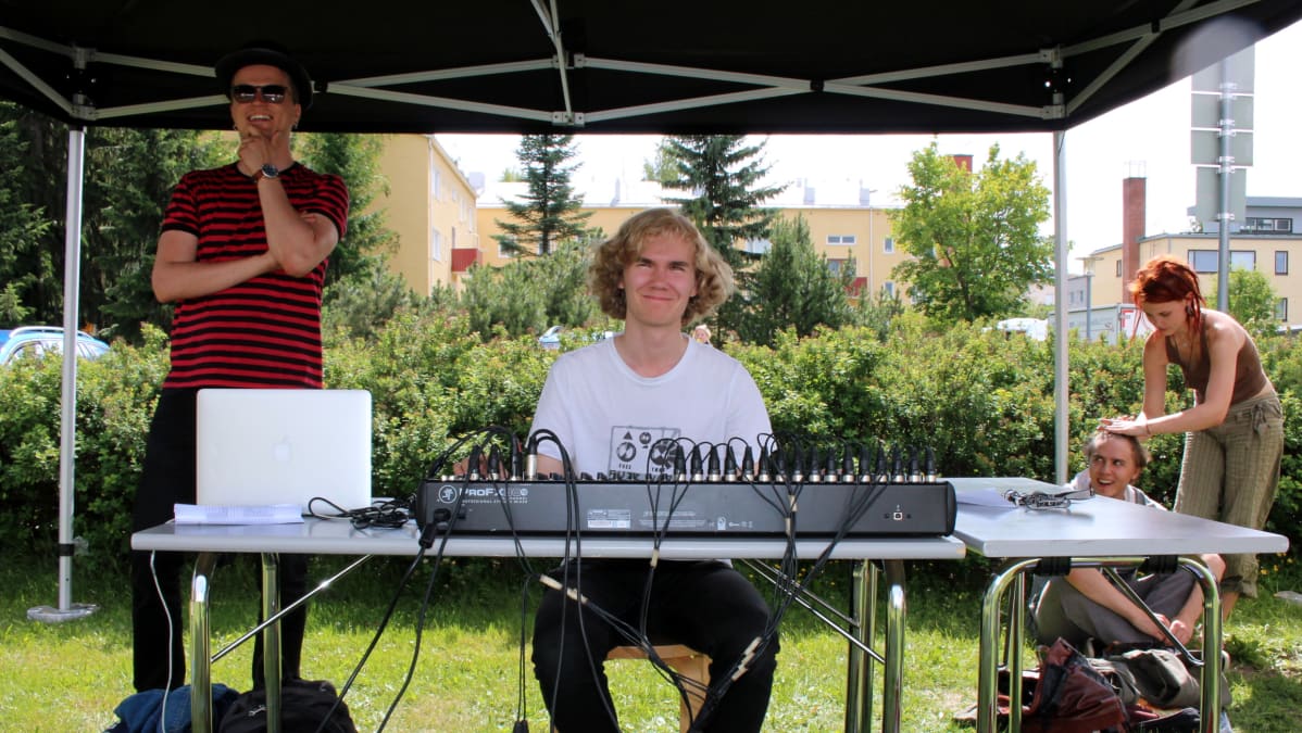 Otso Pänttönen on saanut oppeja tapahtumatuotannon tehtävistä crew-valmennuksessa