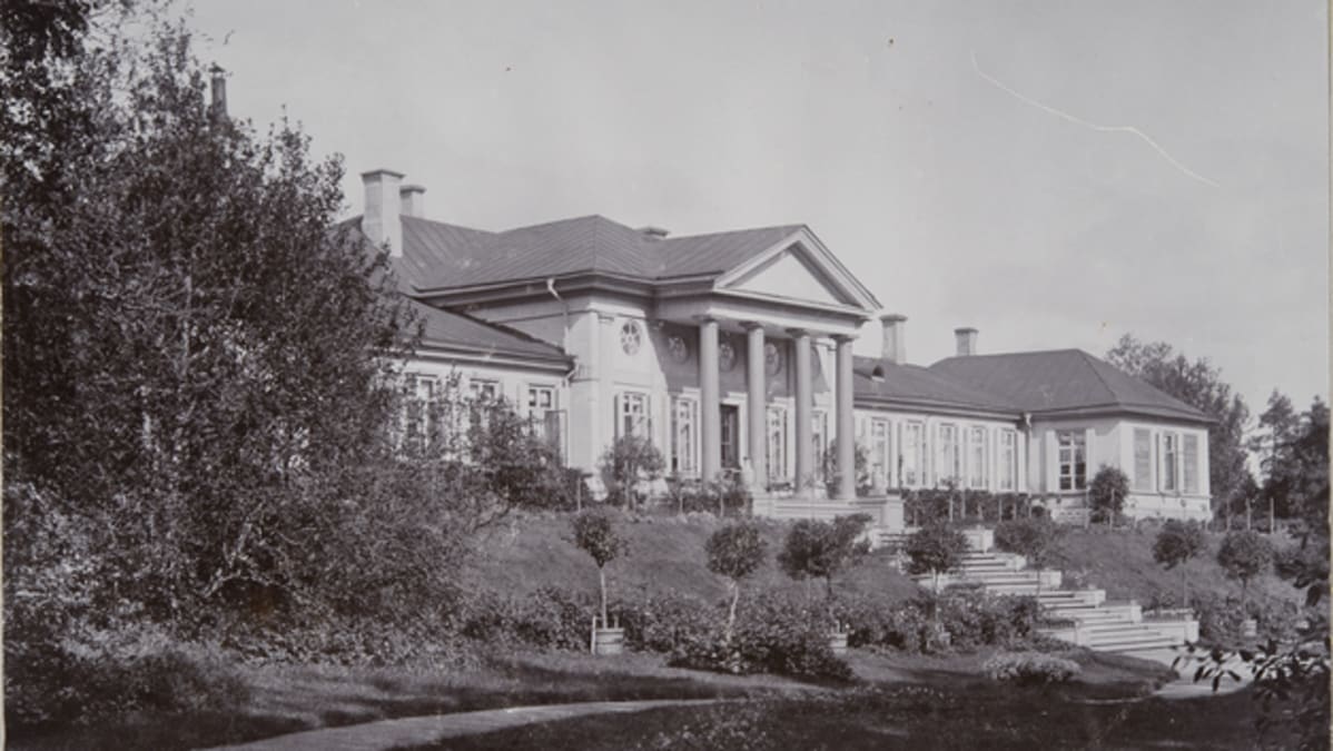 Monrepos'n kartano 1890-luvulla.