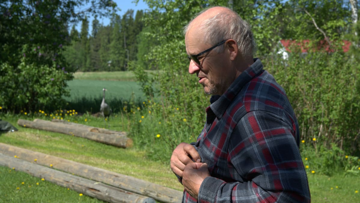 Jouko ALhainen ja kurki