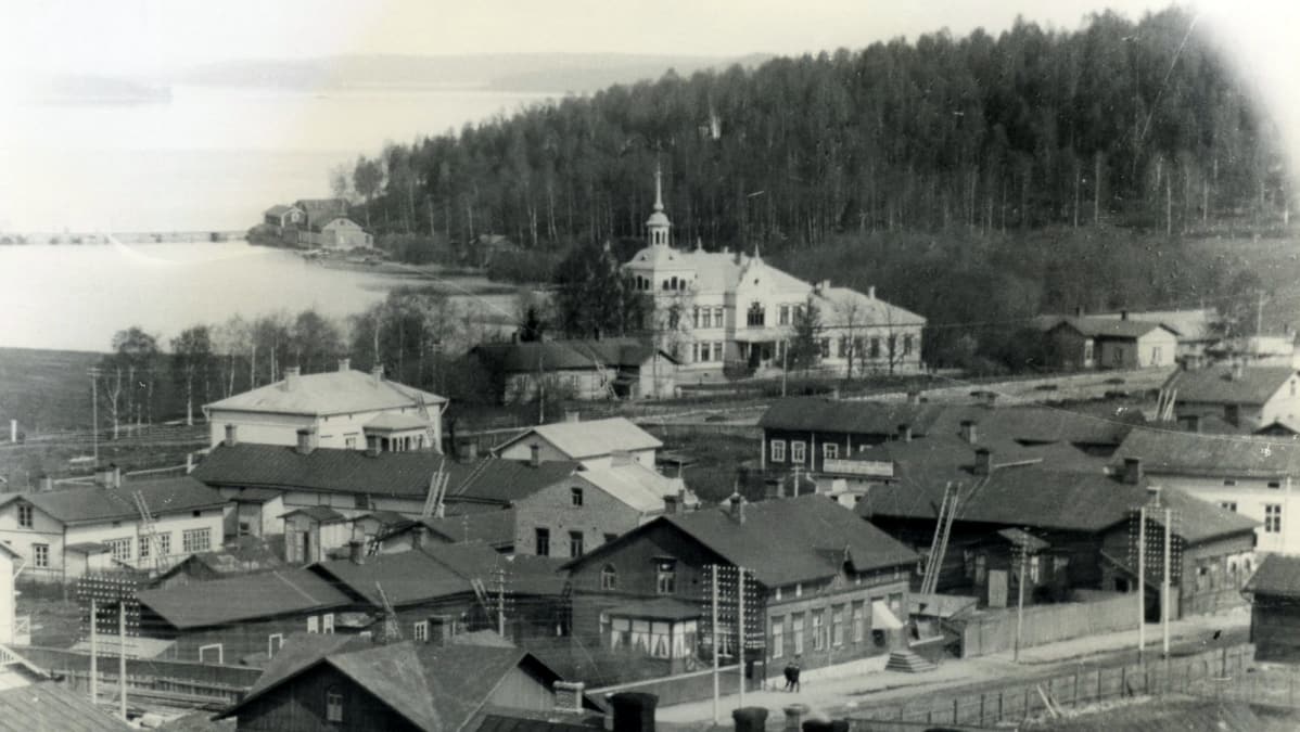 August Fellmannin kartano 1910-luvulla.