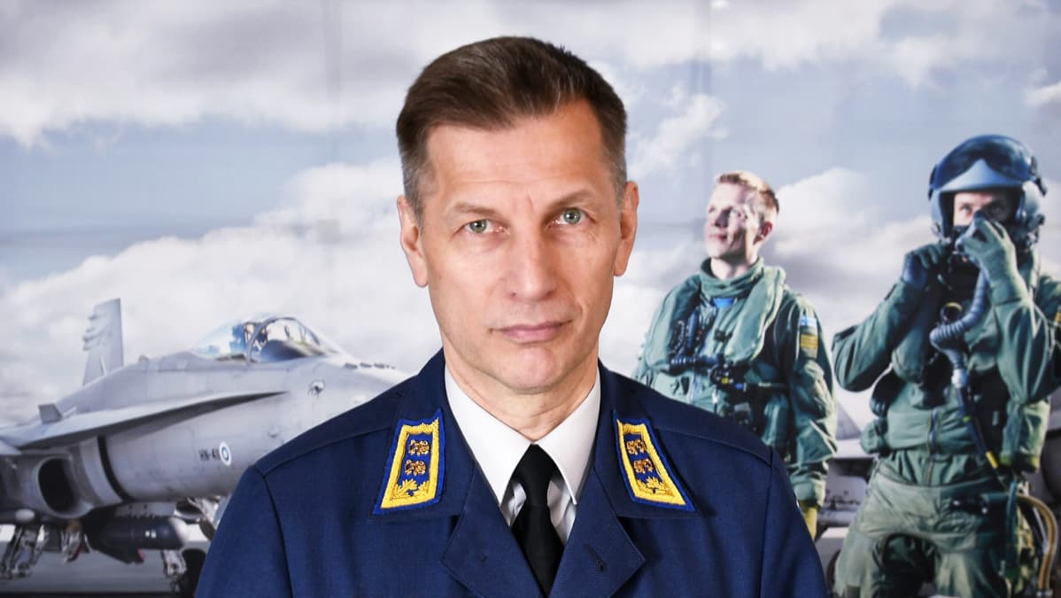 Ilmavoimien komentaja kenraalimajuri Sampo Eskelinen.