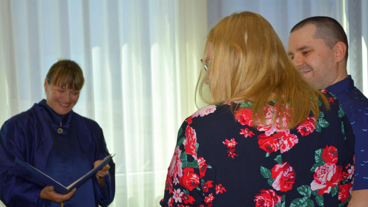 Caj Palmén ja Elina Vepsäläinen.
