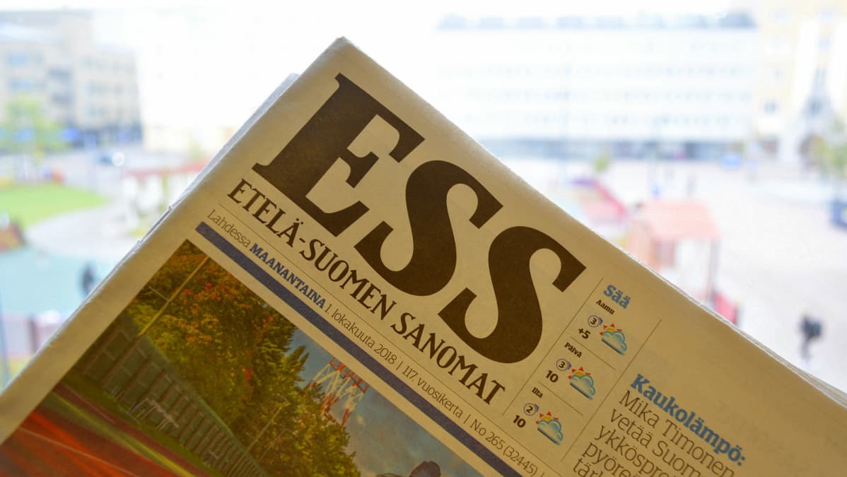 Etelä-Suomen Sanomat 1.10.2018.