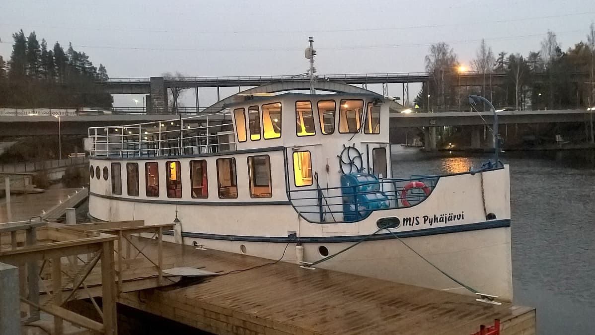 m/s Pyhäjärvi Heinolan satamassa
