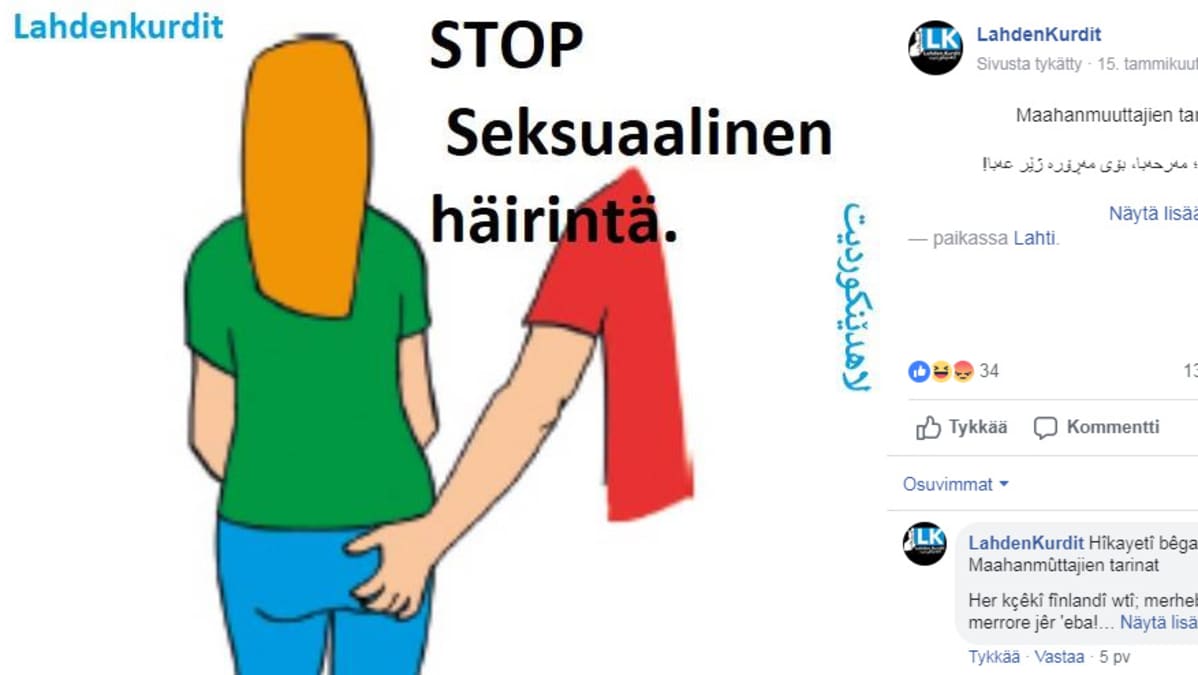 Lahden kurdit -Facebook-ryhmä.