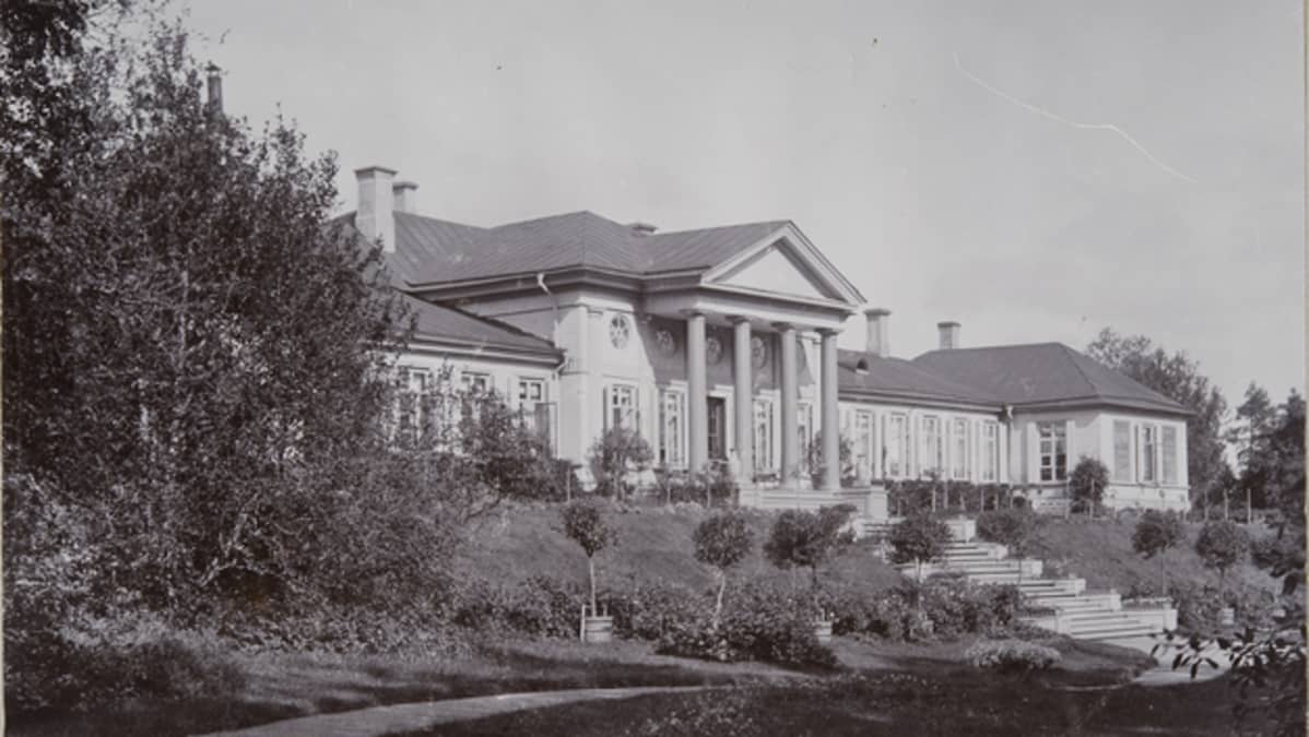 Monrepos'n kartano 1890-luvulla.
