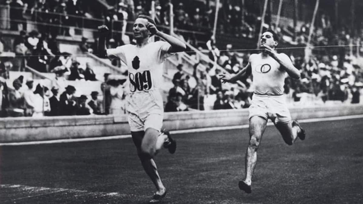 Hannes Kolehmainen Tukholman vuoden 1912 olympialaisissa.