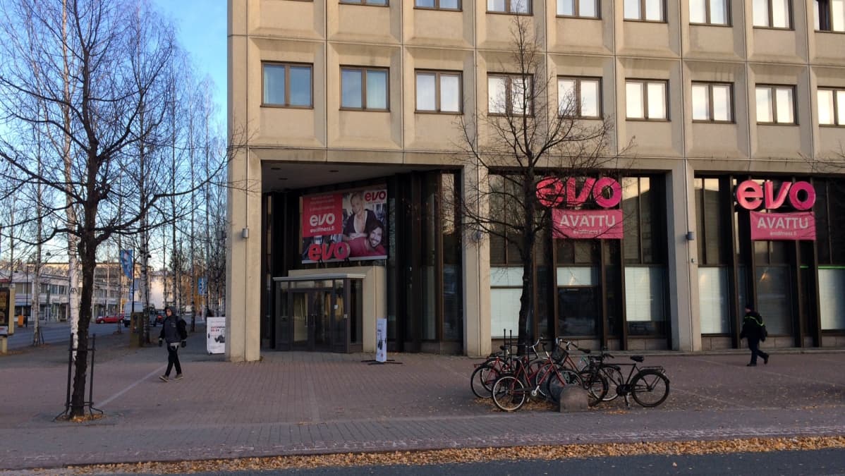 Evon kuntasali toimii Joensuussa Sampo Pankin entisissä tiloissa.