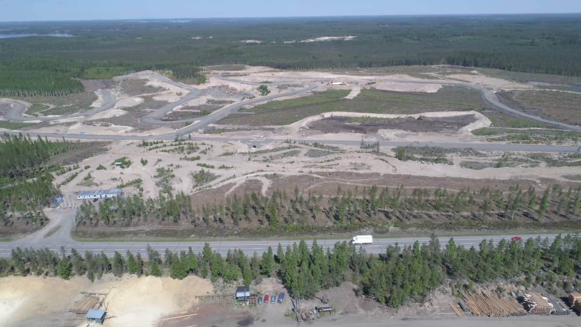 Kymi Ring moottoriradan työmaa Iiitissä