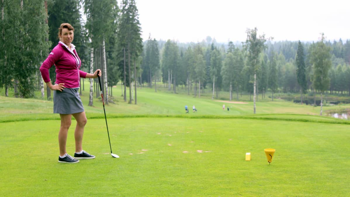 Puulagolfin toimitusjohtaja Mari Meriläinen.