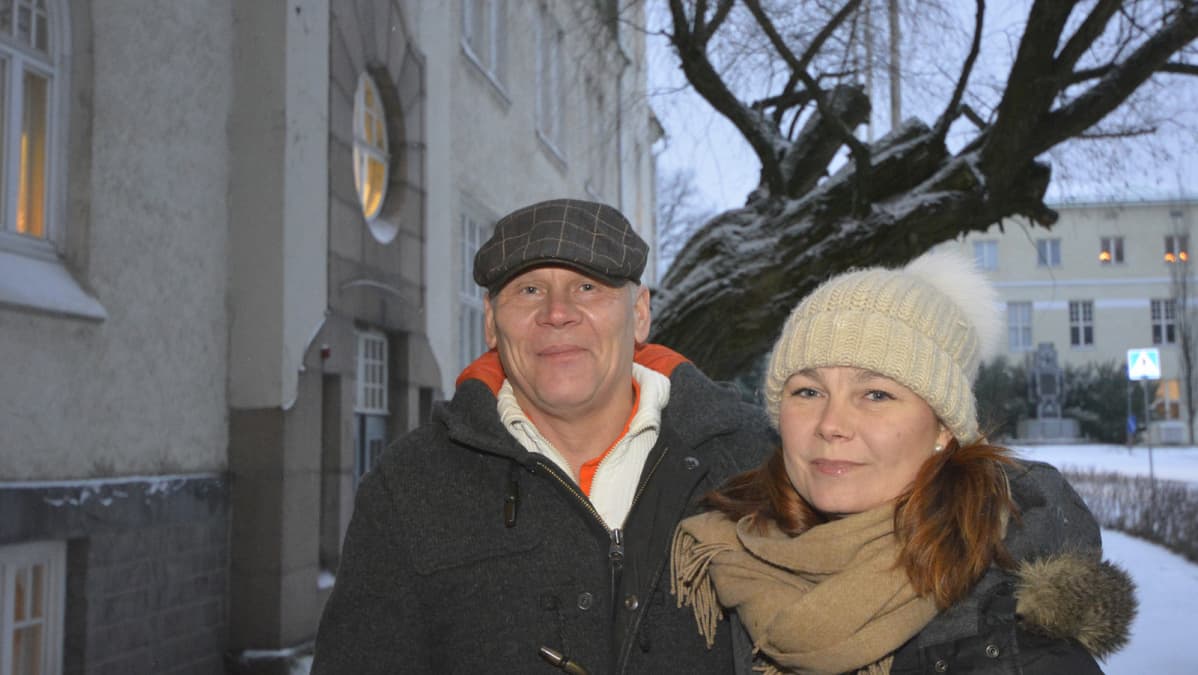 Tom Vasara ja Sari Liljeblom.