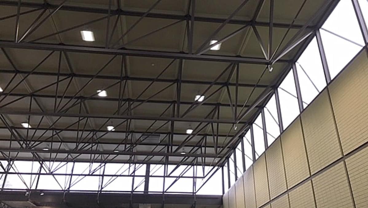 Kouvolan keskuskirkko, kirkkosalin katto