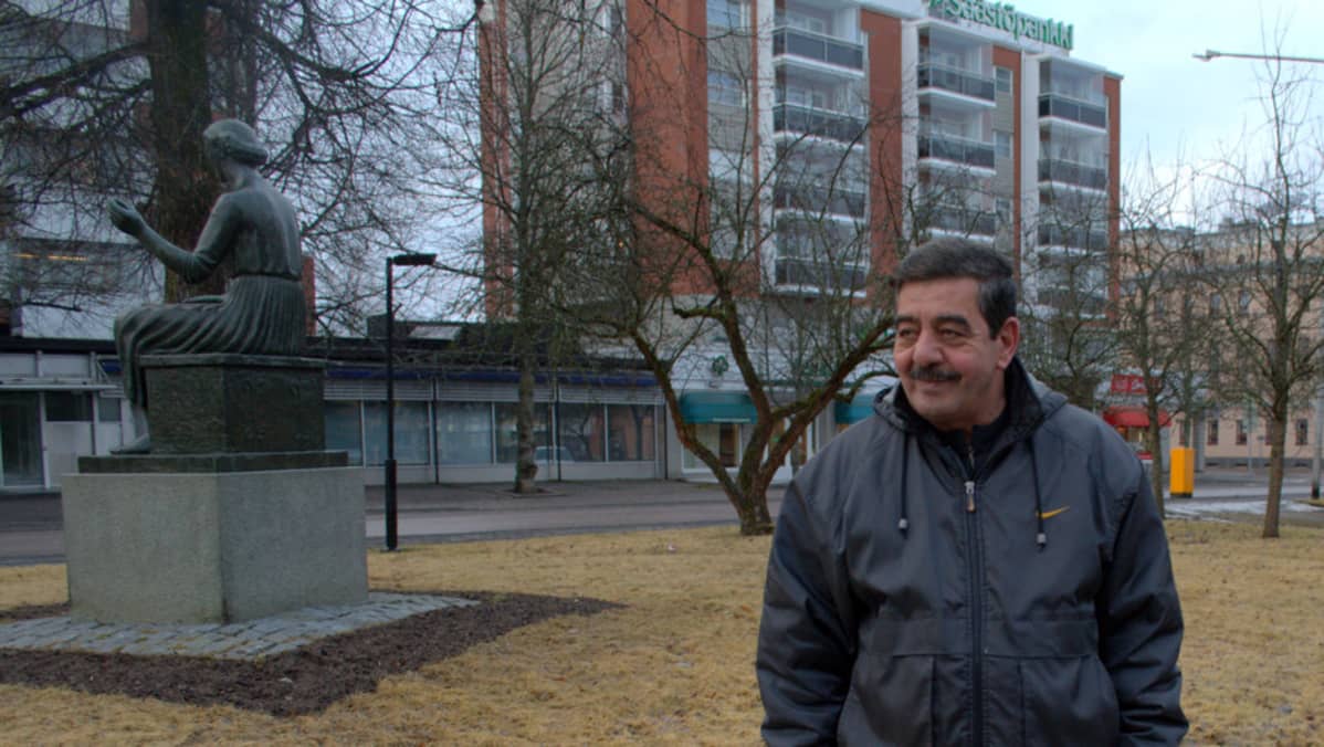 Turvapaikanhakija Mohammed Al-Jumaili Forssassa