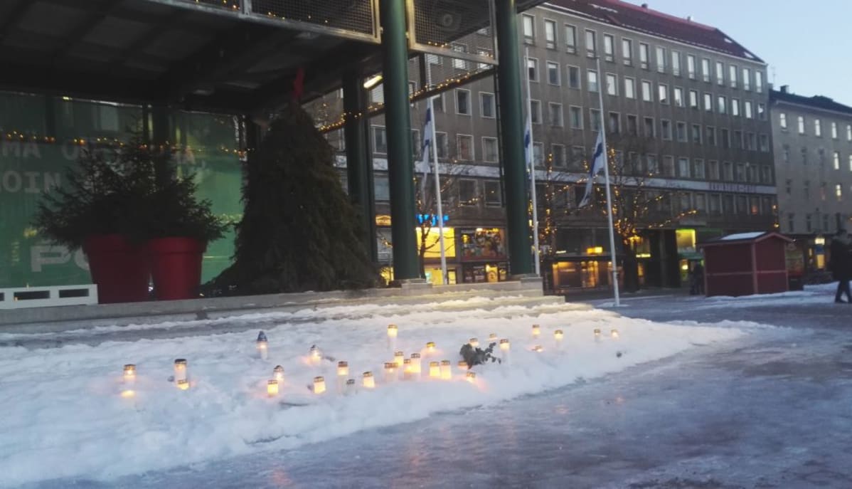 Porin tori kynttilöitä