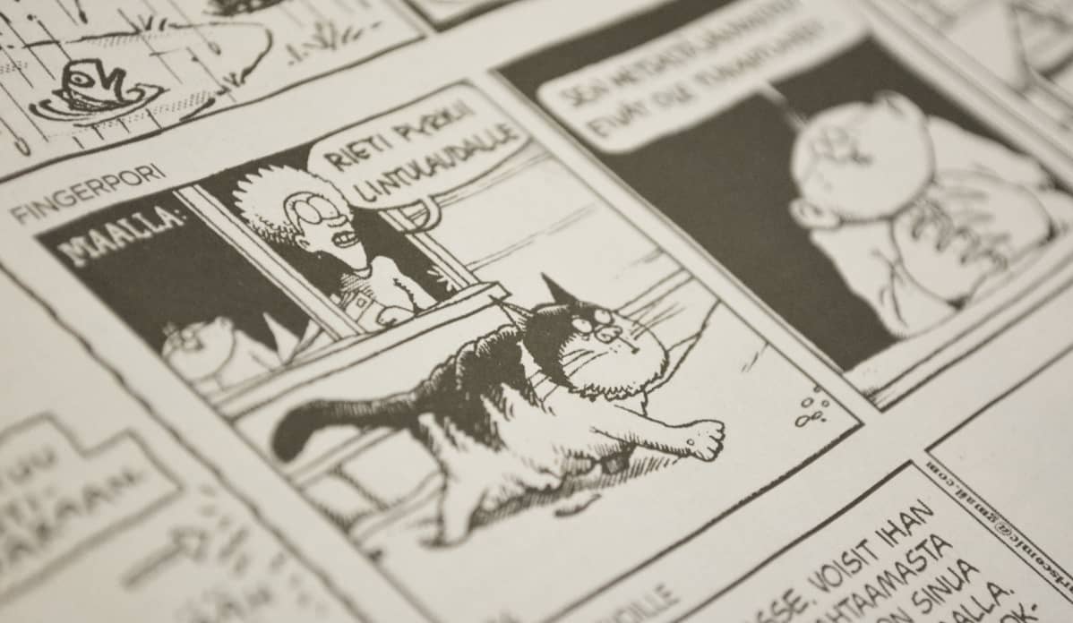 Fingerpori on Suomen tunnetuimpia sarjakuvia.