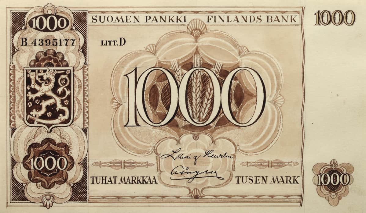 Signe HJ 1000 mk etusivun luonnos.