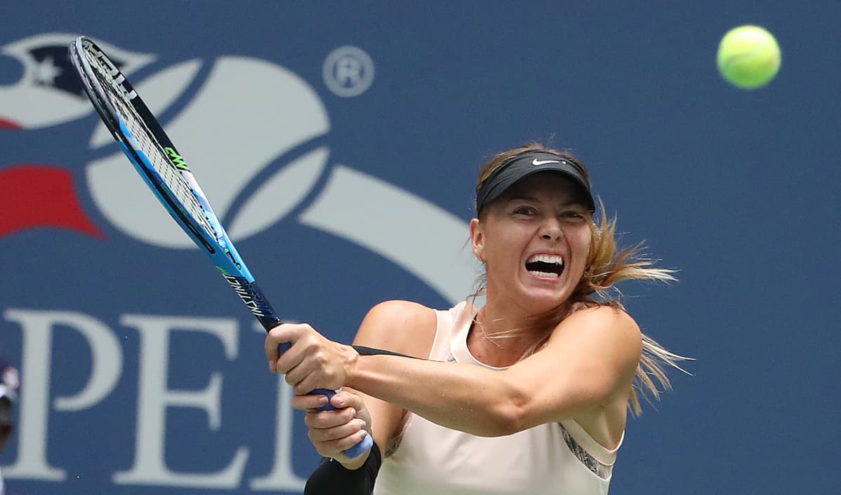 Maria Sarapova on äänekäs tennispelaaja.