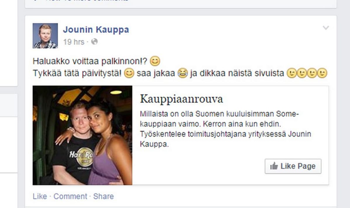 Jounin Kauppa Facebookissa