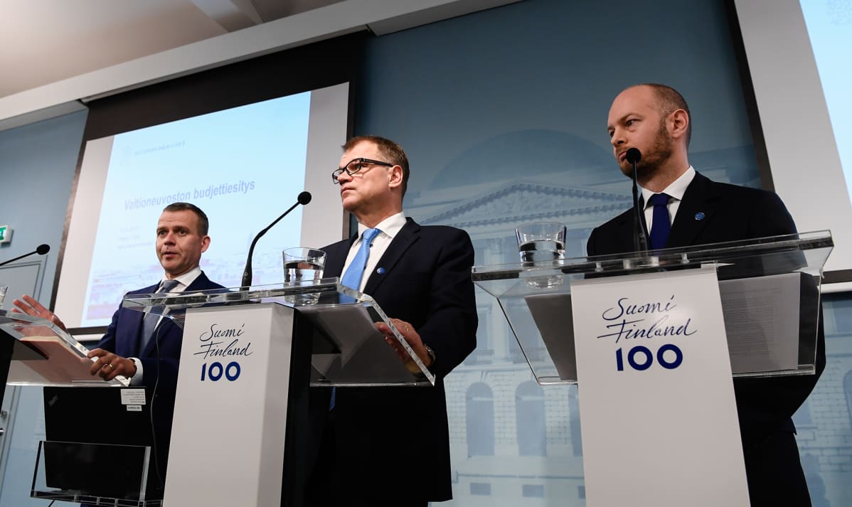 Hallituksen Budjettiriihen tiedotustilaisuus