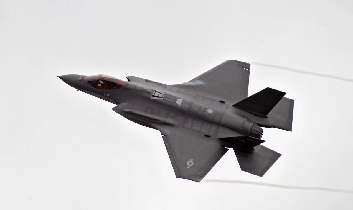 Amerikkalainen Lockheed Martin F-35 Lightning II.