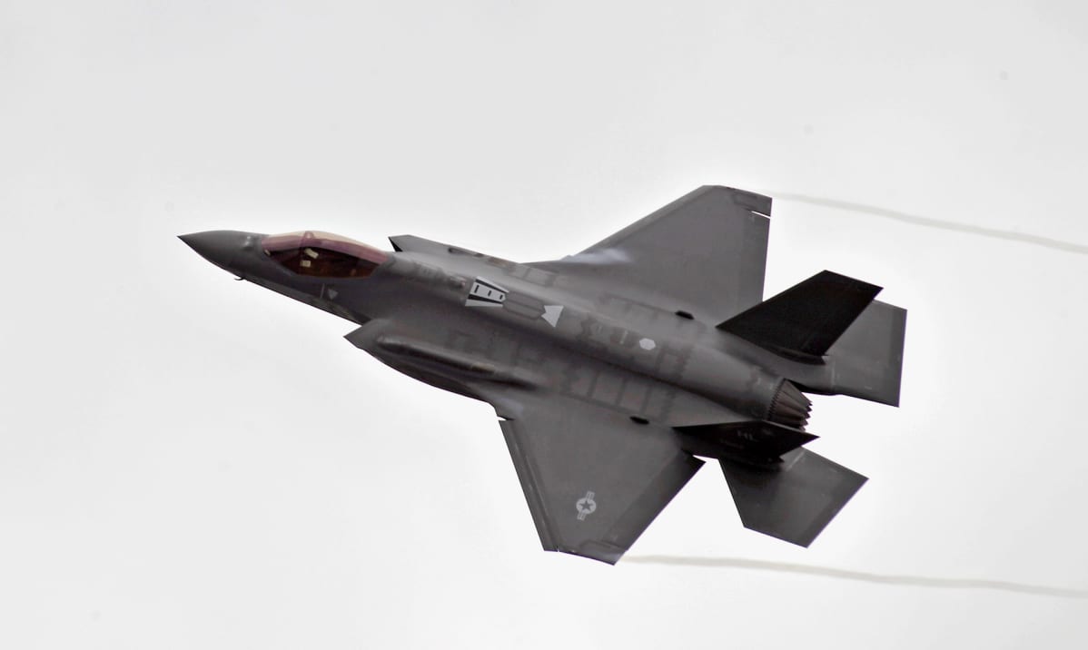 Amerikkalainen Lockheed Martin F-35 Lightning II.