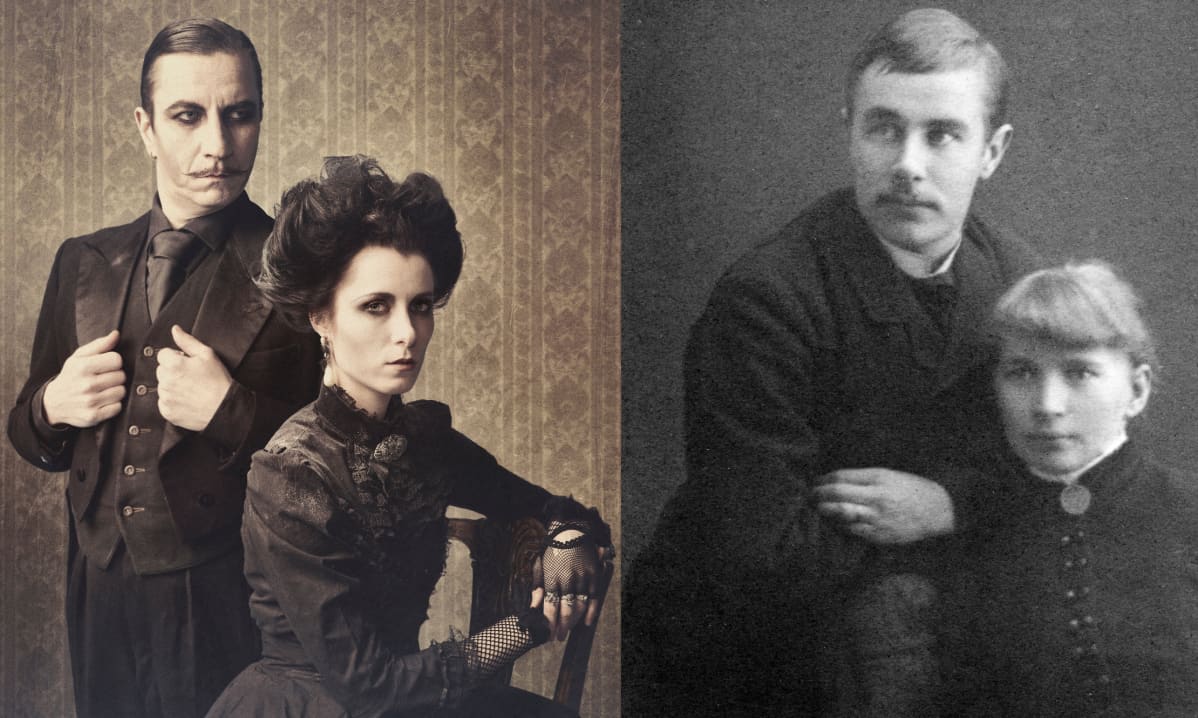 Kuva VB-valokuvakeskuksen näyttelystä Atelieri O. Haapala & Victor Barsokevitsch: Kahdessa ajassa