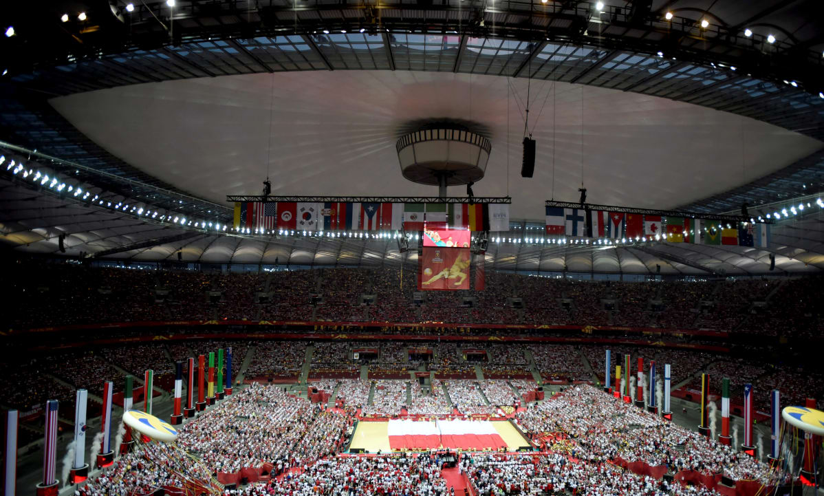Varsovan Warsaw kansallisstadion Puola