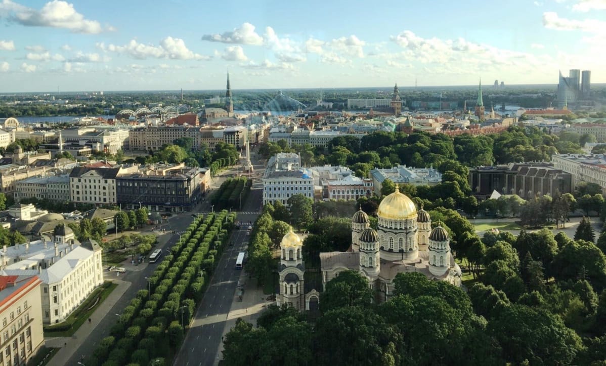 Näkymä Riian keskustaan