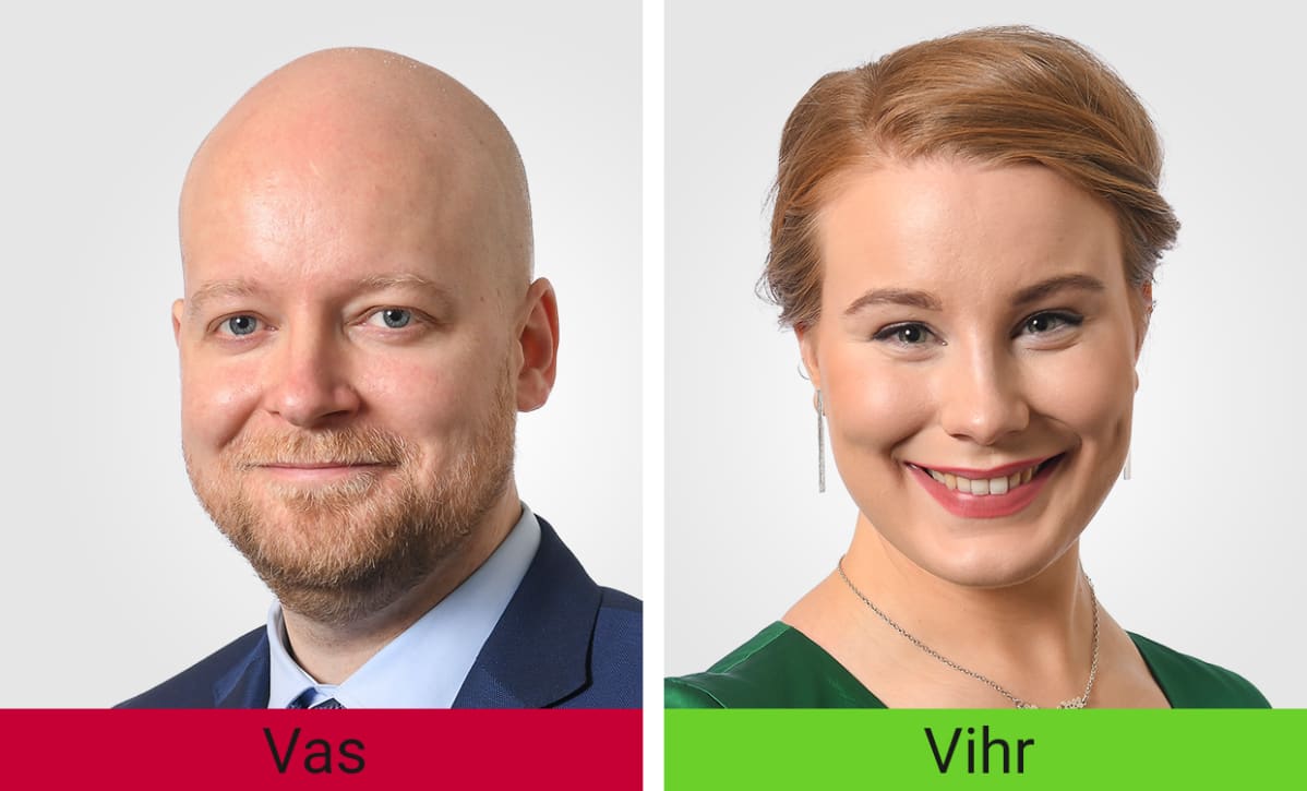 Jussi Saramo ja Iiris Suomela