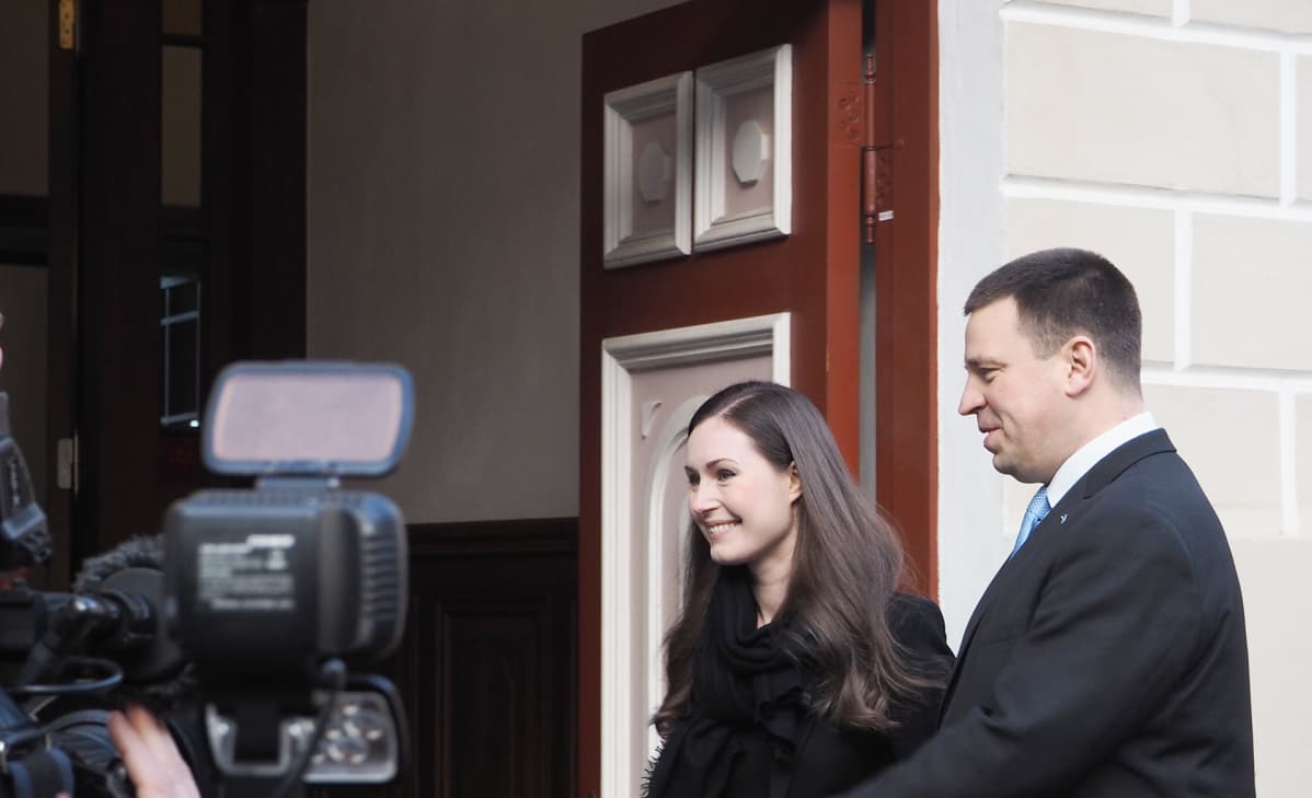 Sanna Marin ja Juri Ratas.