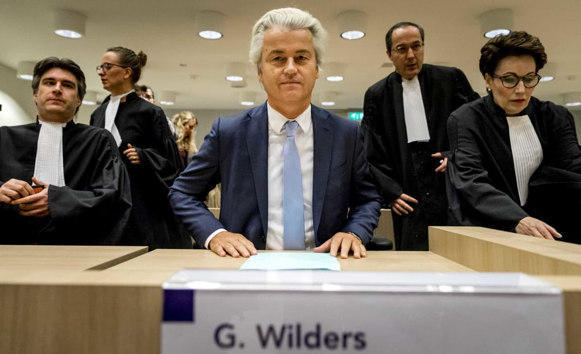 Geert Wilders oikeudessa