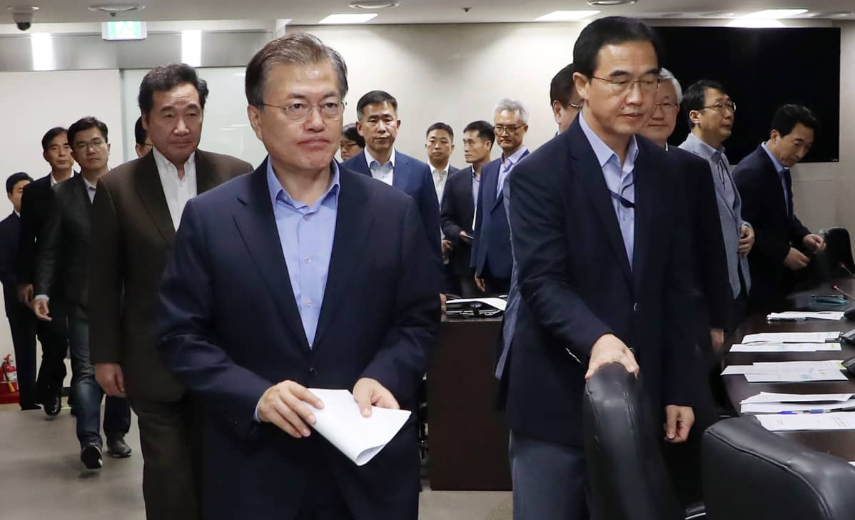 Etelä-Korean presidentti Moon Jae-in