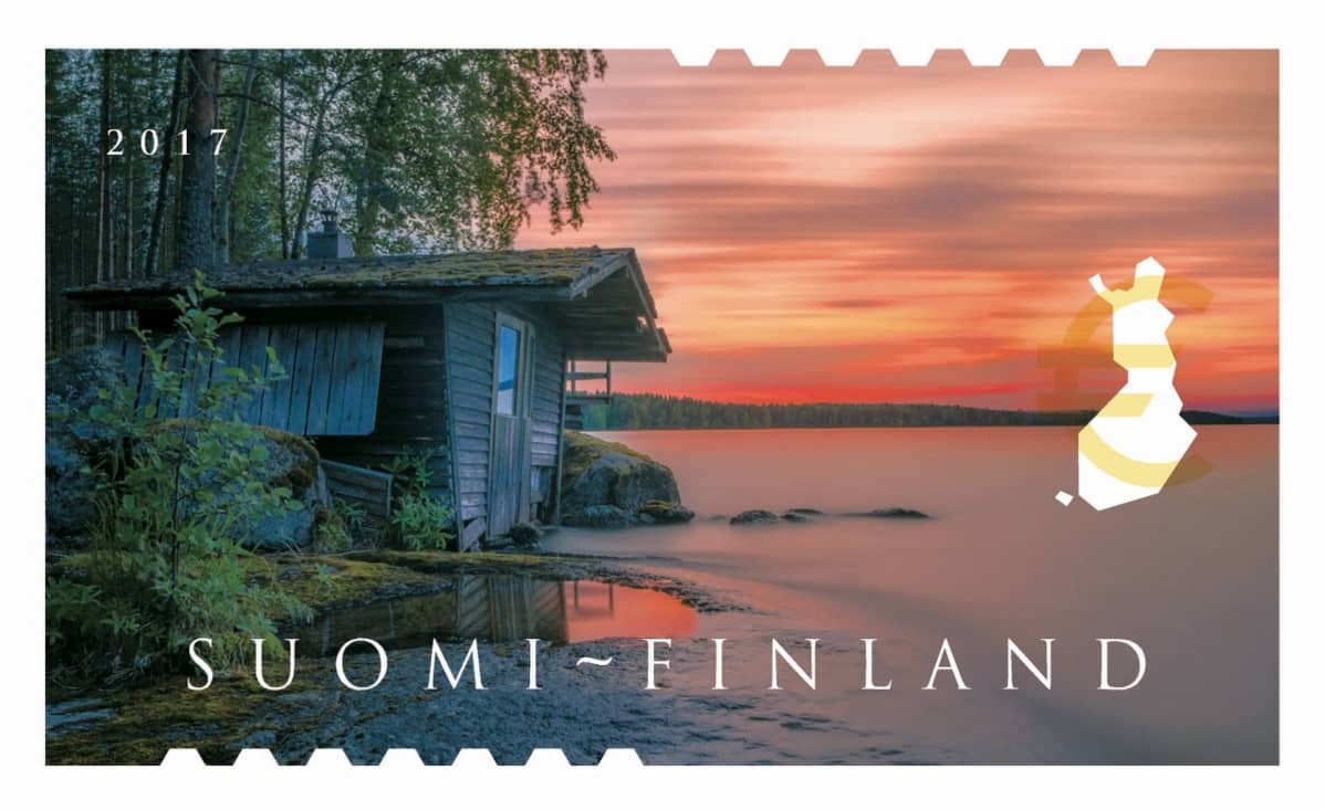 Klaus Welp suunnitteli Anselmi Aumon saunakuvasta Suomen toiseksi kauneimman postimerkin 2017.