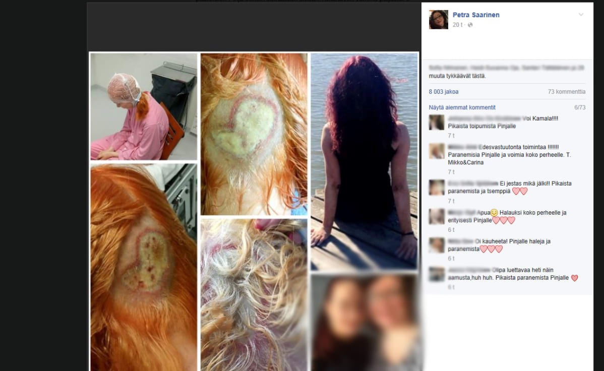 Kuvakaappaus Facebookista