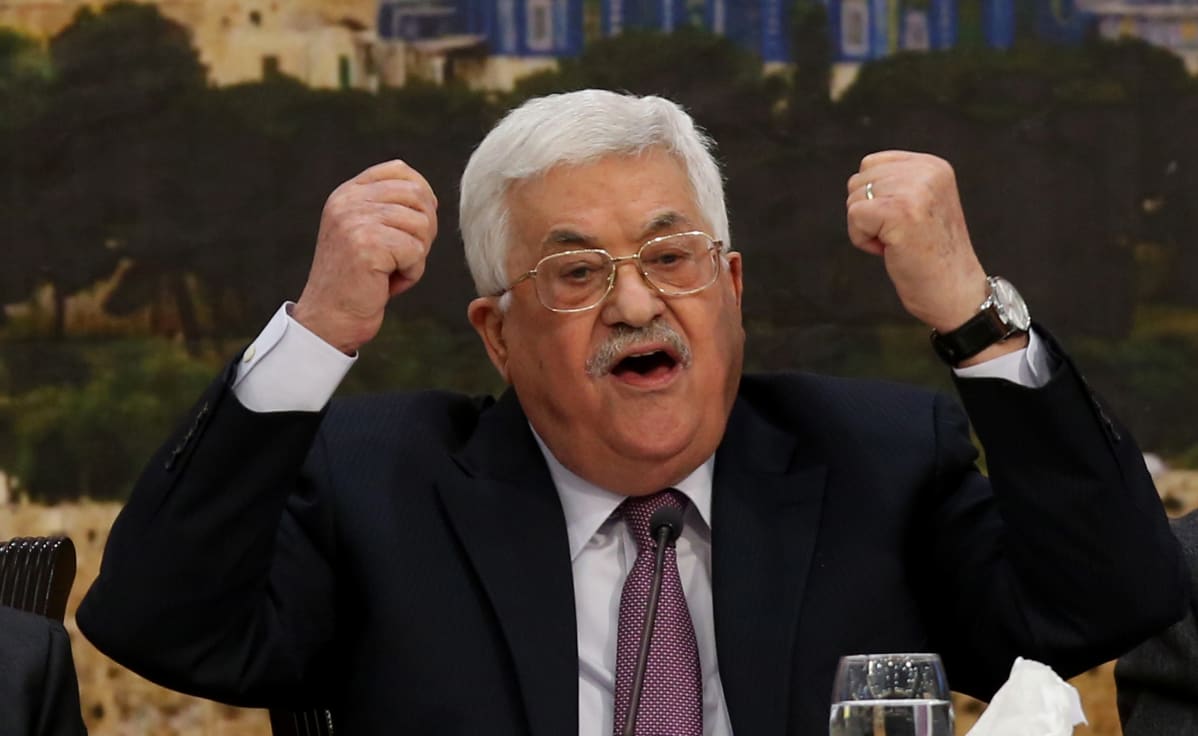 palestiinalaisten presidentti Mahmud Abbas