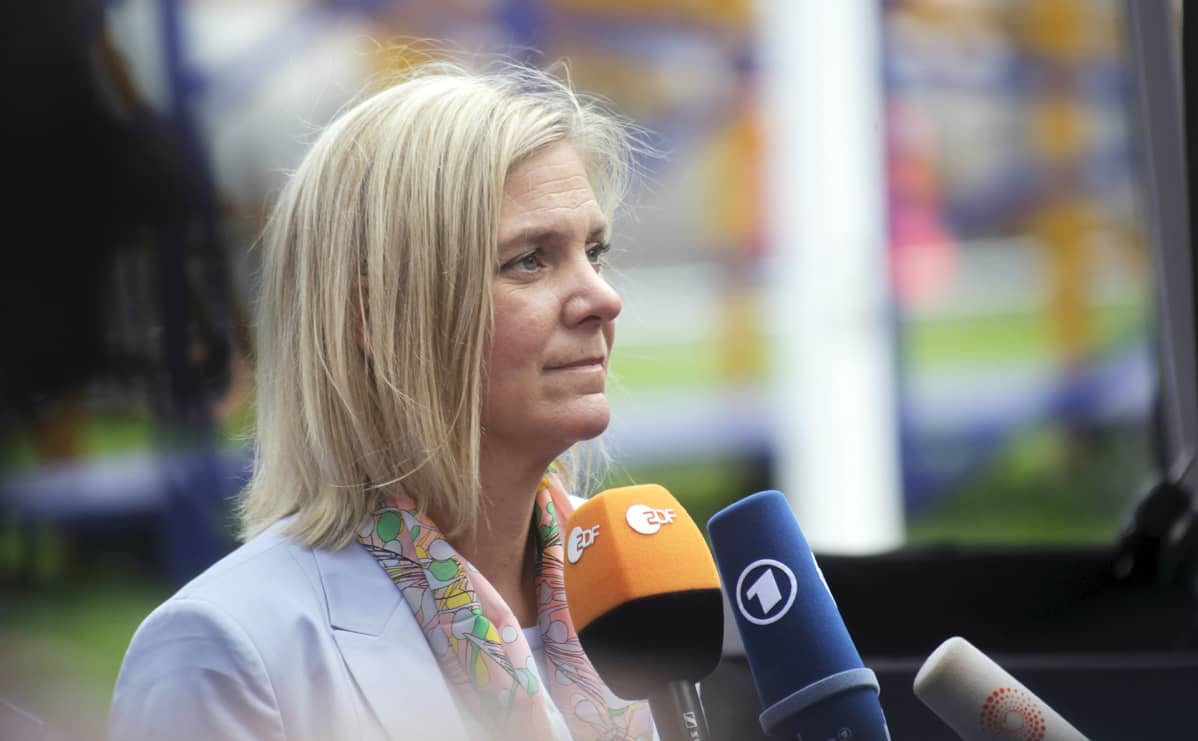 Ruotsin valtiovarainministeri Magdalena Andersson.