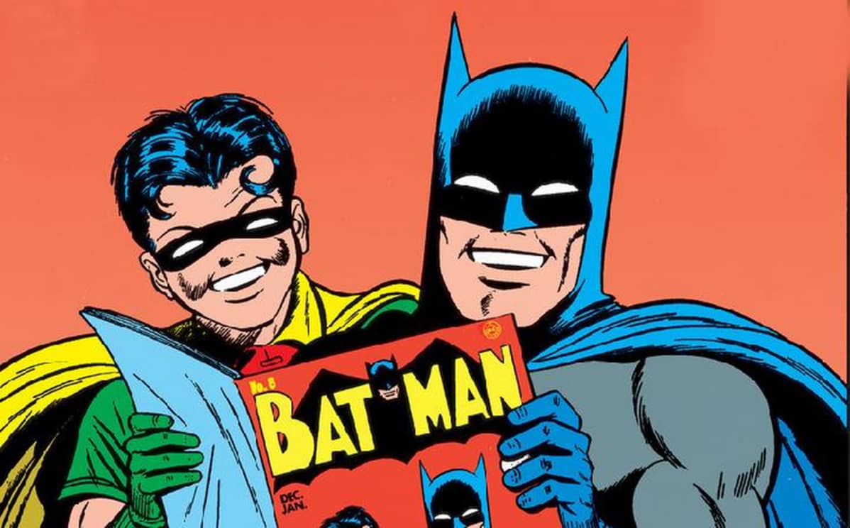 Suosionsa huipulla Lepakkomies tuli lasten ulottuville monina tuotteina: sarjakuva, leikkiautot, Batman-limonadi, naamarit, viitat...
