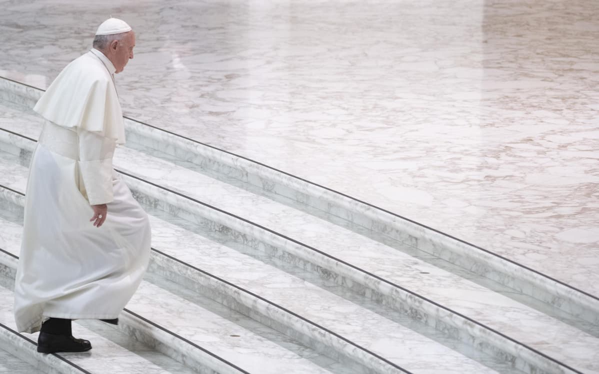 Paavi Franciscus Vatikaanissa 6. helmikuuta.