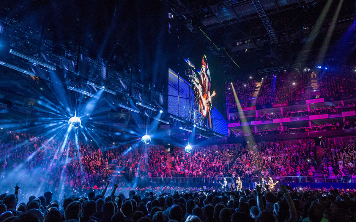 U2:n konsertti Lontoossa.