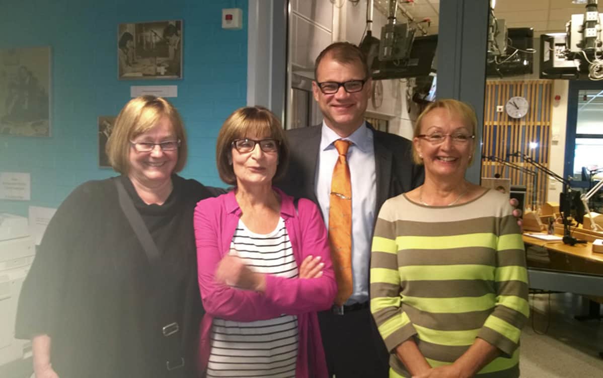 Kaisa Jaakkola, Eva Polttila, Juha Sipilä ja Liisa Härmälä-Heiskanen.